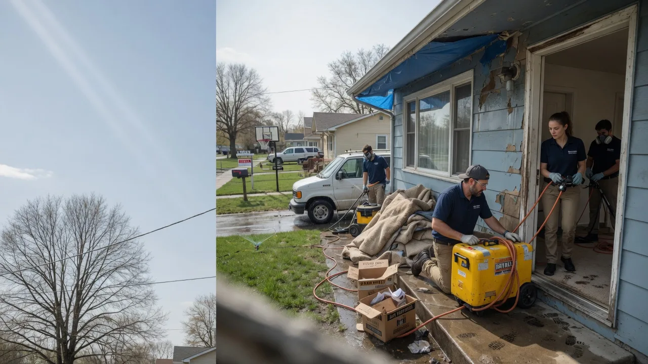 Basement Flood Cleanup in Peotone, IL near me